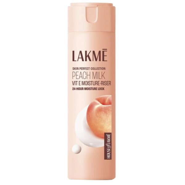 Lakme Skin Perfect Collection Peach Milk Vit E Moisture-Riser 24 Hour Moisture Look 60ml (Small Pack)