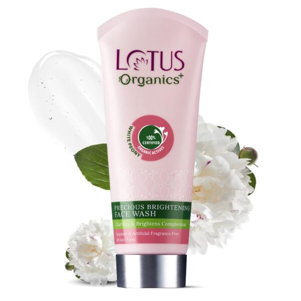 Lotus Organics Precious Brightening Face Wash (100gm)