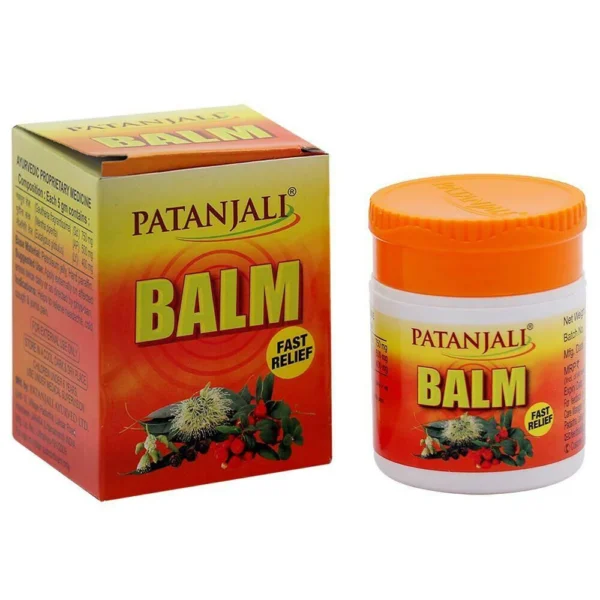 Patanjali Ayurveda Balm 25gm – Natural Relief for Cold, Headache & Body Pain | MyCosmedics UK