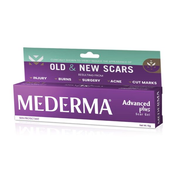 Mederma Advanced Plus Scar Gel - Purple Tube, 10g | Scar Removal Gel for Old & New Scars