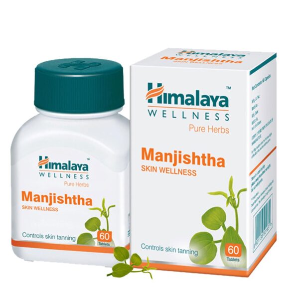Himalaya Manjishtha – 60 Tablets | Natural Blood Purifier & Skin Detox Supplement