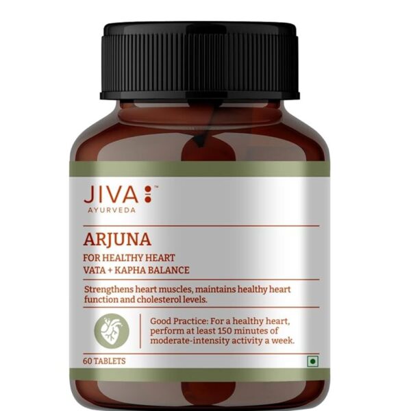 Jiva Ayurveda Arjuna – 60 Tablets | Natural Heart & Wellness Support | Buy Online in United Kingdom