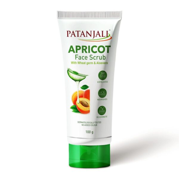 Patanjali Apricot Face Scrub 100g – Natural Skin Care for Glowing Smooth Skin | Buy Online in United Kingdom