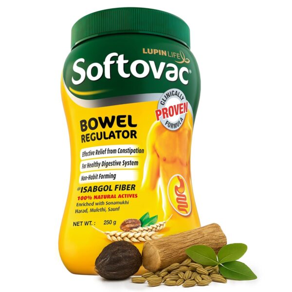 Softovac Bowel Regulator 250g – Natural Constipation Relief & Digestive Health Support in the United Kingdom