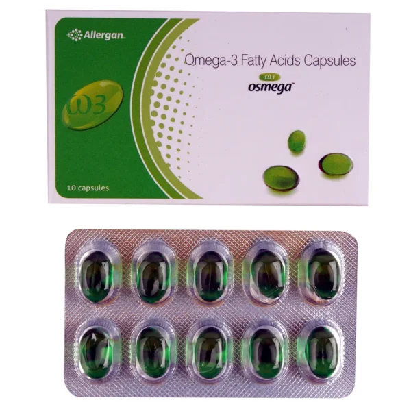 Allergan Soft Gelatin 300mg – 10 Capsules | Omega-3 EPA DHA for Heart, Brain, Skin & Joint Health in the United Kingdom