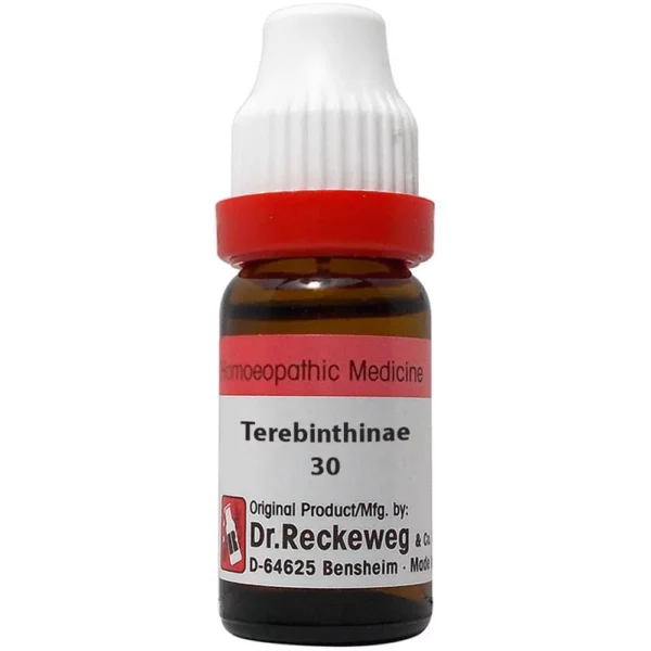 Dr. Reckeweg Terebinthina Dilution 30 CH (11ml) | Relief for Cystitis, Urethritis, Kidney & Bladder Health | Buy Online in United Kingdom