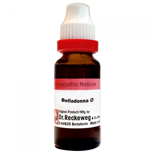 Dr. Reckeweg Belladonna Mother Tincture Q 20ml – Homeopathic Remedy for Skin, Pain, Respiratory & Nervous System Support in the United Kingdom