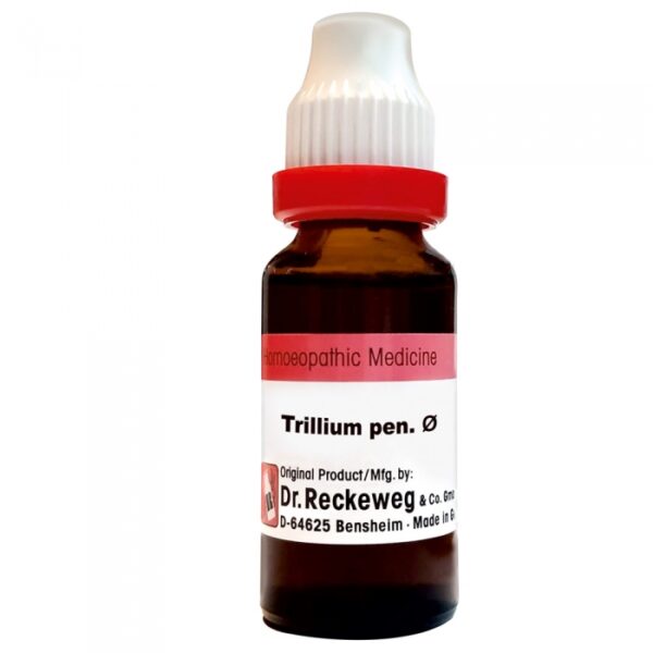 Dr. Reckeweg Trillium Pend Mother Tincture Q 20ml – Homeopathic Relief for Pelvic Relaxation, Respiratory Issues & Digestive Balance – Available in the United Kingdom
