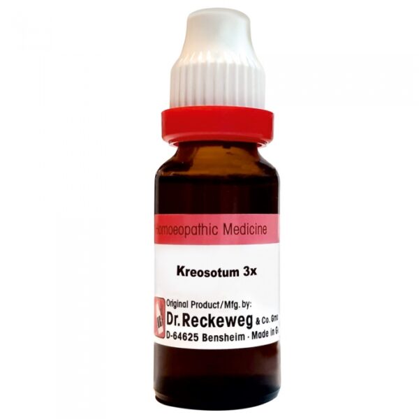 Dr. Reckeweg Kreosotum 3X Mother Tincture Q 20ml – Oral & Women’s Health