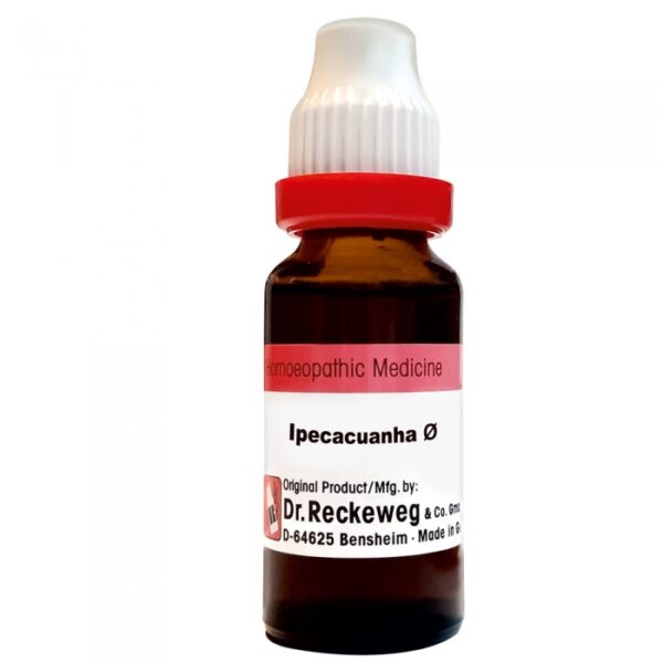 Buy Dr. Reckeweg Ipecacuanha Mother Tincture Q 20 ml in United Kingdom – Natural Relief for Nausea, Vomiting, Cough & Respiratory Health