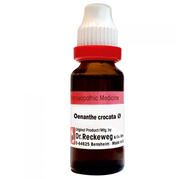 Dr. Reckeweg Oenanthe Croc Mother Tincture Q 20ml – Stress Relief, Neurological & Respiratory Support in the UK