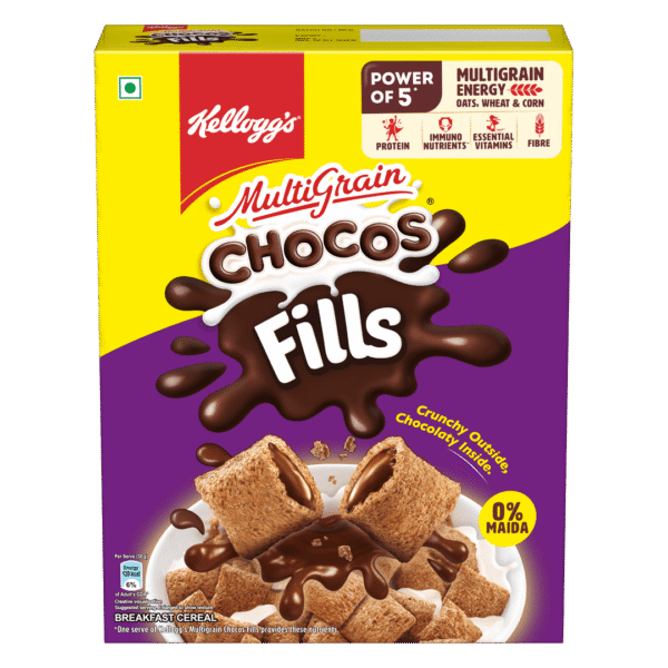 Kellogg’s Double Chocolaty Fills Chocos 250 g – Crunchy Outside, Creamy Inside | Buy Online in United Kingdom at www.mycosmedics.uk