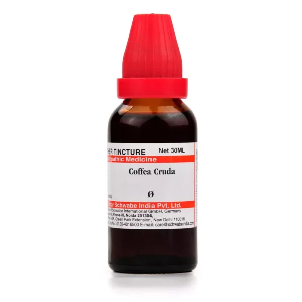 Dr Willmar Schwabe India Coffea Cruda Mother Tincture Q 30 ml – Neuropathic Pain Support | Available in United Kingdom at www.mycosmedics.uk