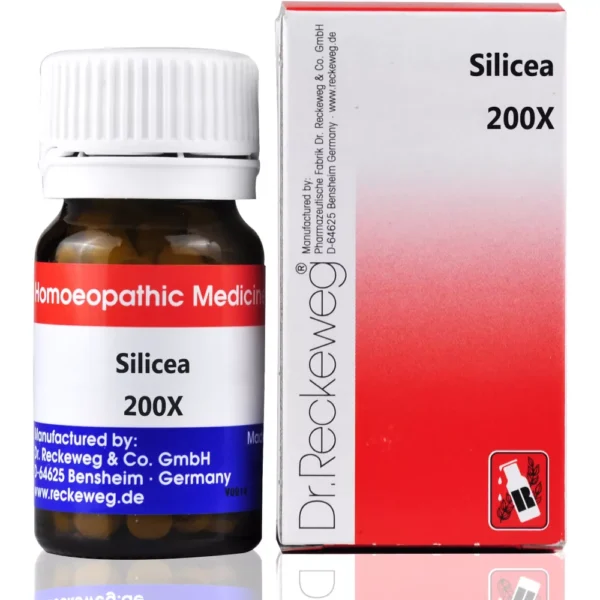 Dr. Reckeweg Silicea Biochemic Tablets 200X – 20 g | Skin, Hair, Nails, Immunity & Chronic Infection Support | Available at www.mycosmedics.uk