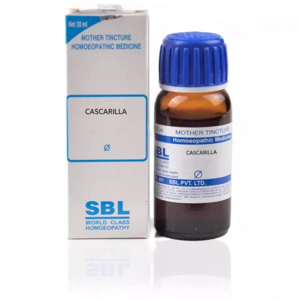 SBL Cascarilla Mother Tincture Q 30ml – Natural Support for Chronic Diarrhoea, Dysentery, Weak Digestion, Flatulence, Colic, IBS Symptoms & General Debility