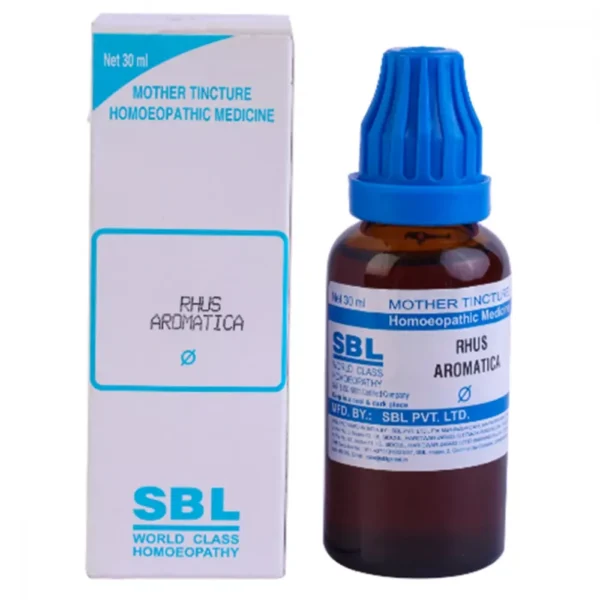 SBL Rhus Aromatica Mother Tincture Q 30ml – Natural Homeopathic Remedy for Urinary Tract Infections (UTI), Frequent Urination, Kidney Disorders, Bedwetting (Enuresis), Urinary Incontinence & Prostate-Related Urinary Problems