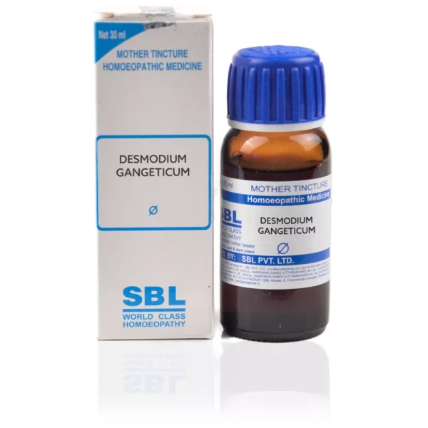 SBL Desmodium Gangeticum Mother Tincture Q 30 ml – Natural Support for Liver Disorders, Jaundice, Hepatitis, Digestive Weakness & General Debility