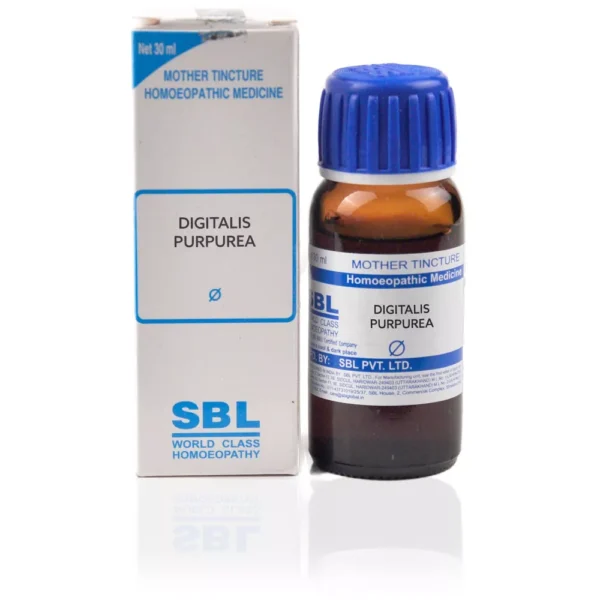 SBL Digitalis Purpurea Mother Tincture Q 30 ml – Natural Support for Heart Weakness, Irregular Pulse, Palpitations, Low Pulse Rate, Dropsy (Oedema), Cardiac Debility & Circulatory Disorders
