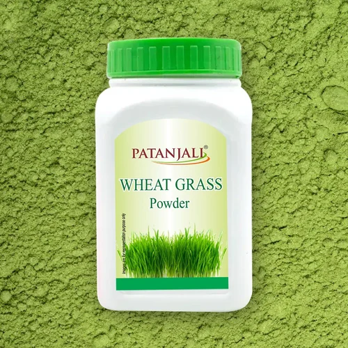 Patanjali Wheat Grass Powder 100g – Natural Support for Immunity, Diabetes, Detox, Digestion, Anaemia, Skin Health & Energy Boost