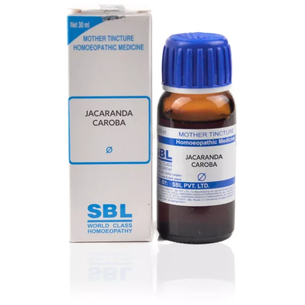 SBL Jacaranda Caroba Mother Tincture Q 30ml – Natural Homeopathic Remedy for Acne, Pimples, Boils, Skin Infections, Syphilitic Skin Eruptions, Chronic Skin Disorders & Blood Purification