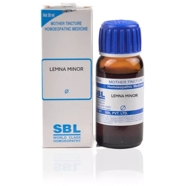 SBL Lemna Minor Mother Tincture Q 30ml – Natural Homeopathic Remedy for Nasal Polyps, Chronic Sinusitis, Blocked Nose, Allergic Rhinitis & Loss of Smell