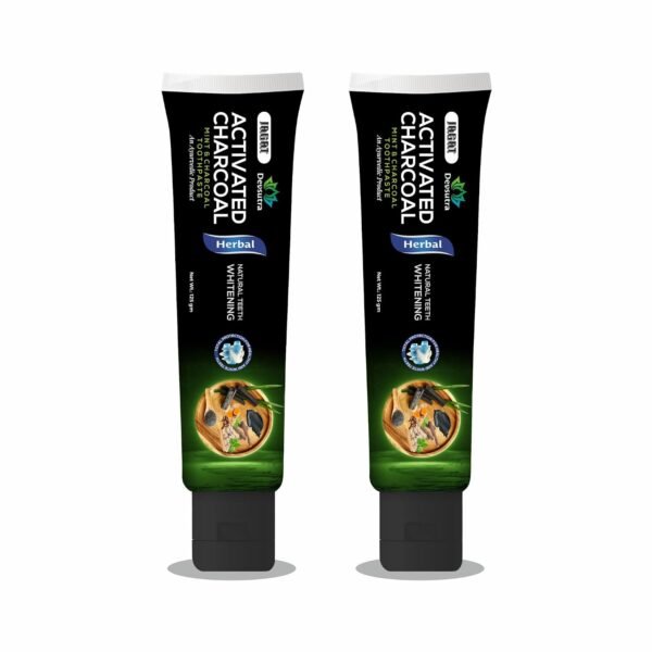 Ayurvedic Activated Charcoal Toothpaste for Teeth Whitening