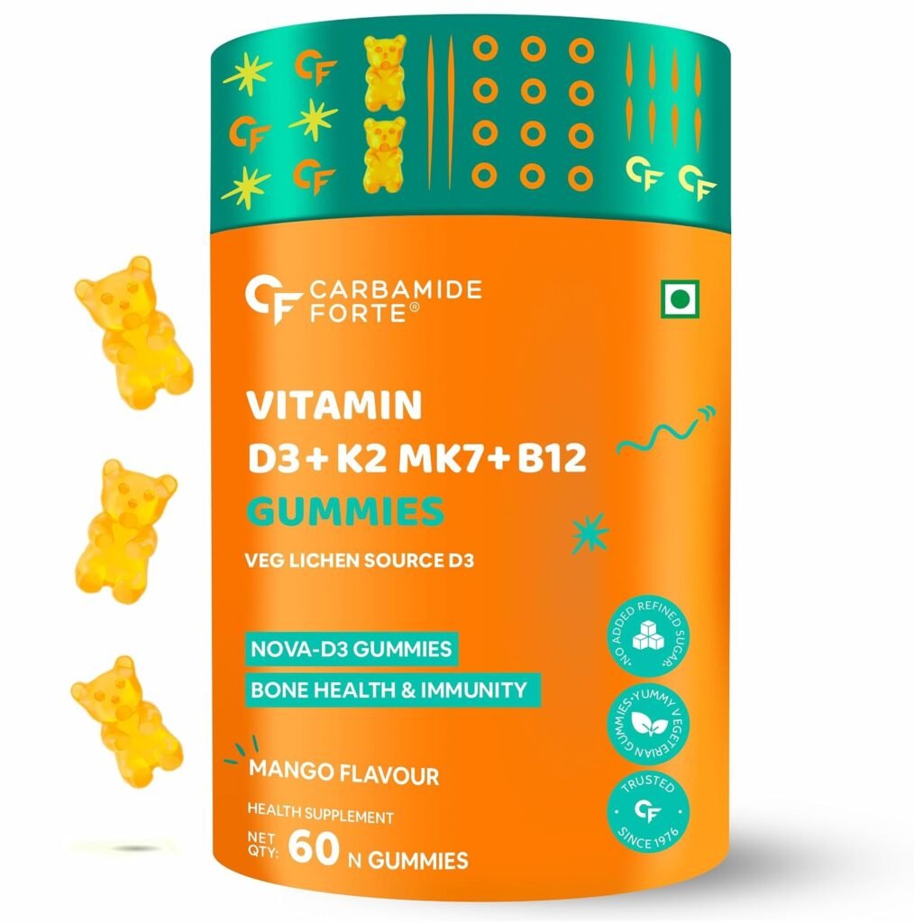 Carbamide Forte Vitamin D3 K2 B12 Gummies